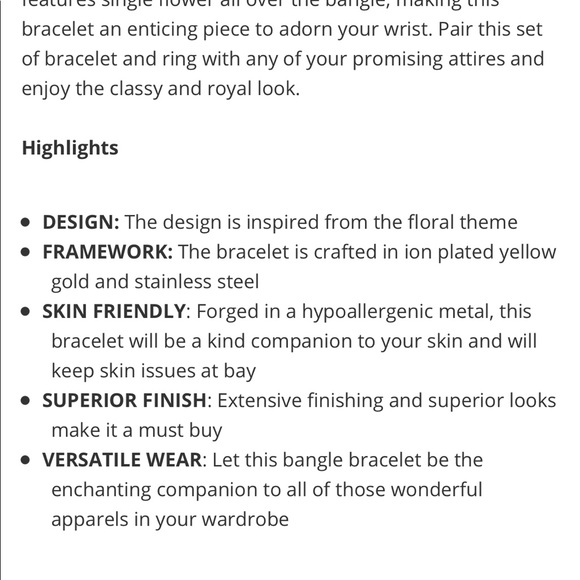 Elephant Bangle Bracelt - Picture 8 of 9